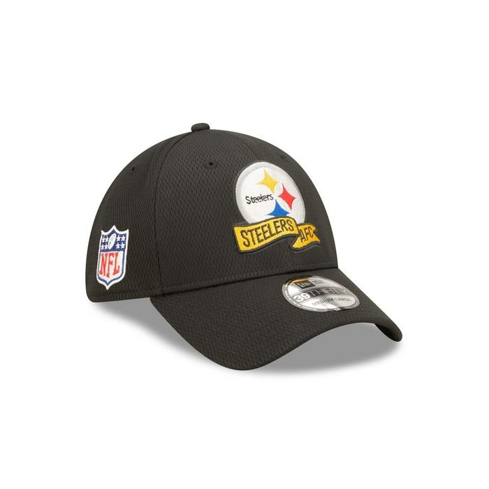New Era Baseball Cap New Era NFL PITTSBURGH STEELERS Official 2022 Sideline Coach 39THIRTY Stretch Fit Cap