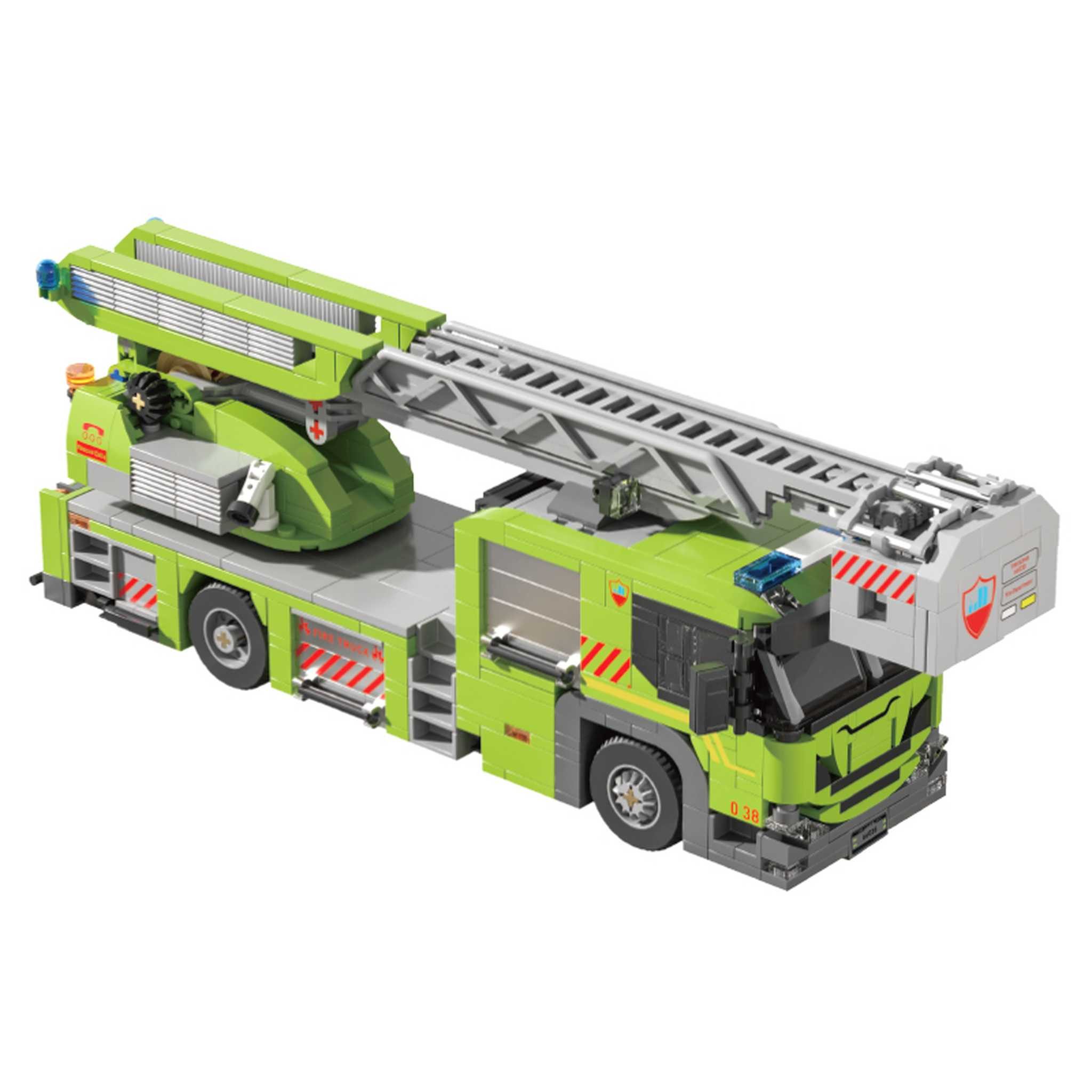 Xbert 66038 - Feuerwehr mit Drehleiter (Xbert) Spielbausteine
