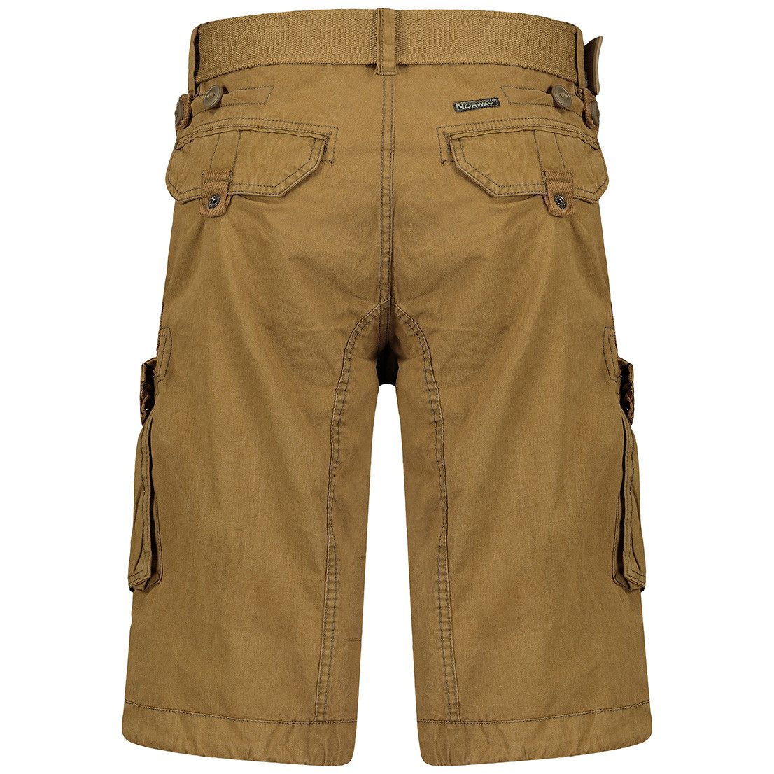 Geographical Norway Shorts Herren Cargo Shorts kurze Hose Short Bermuda Knielang Gürtel Sommer