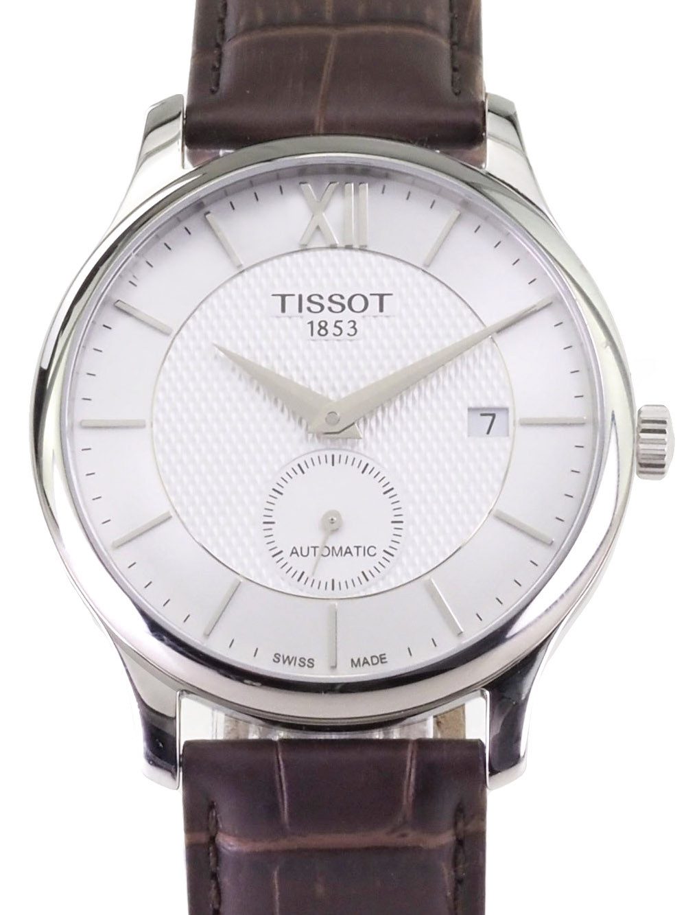 Tissot Automatikuhr schweizer Herren Uhr 40 mm Ø T0634281603800 Tradition