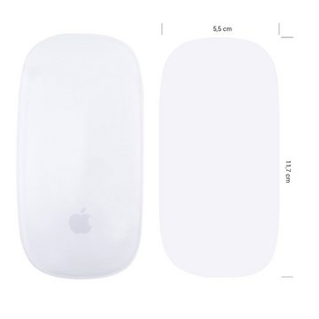 kwmobile Backcover Soft Skin für Apple Magic Mouse 1 2 Schutz Folie Protector, Soft Protector für Apple Magic Mouse 1 / 2 - Silikon Schutz Abdeckung