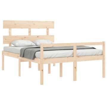 furnicato Bett Seniorenbett mit Kopfteil 140x190 cm Massivholz