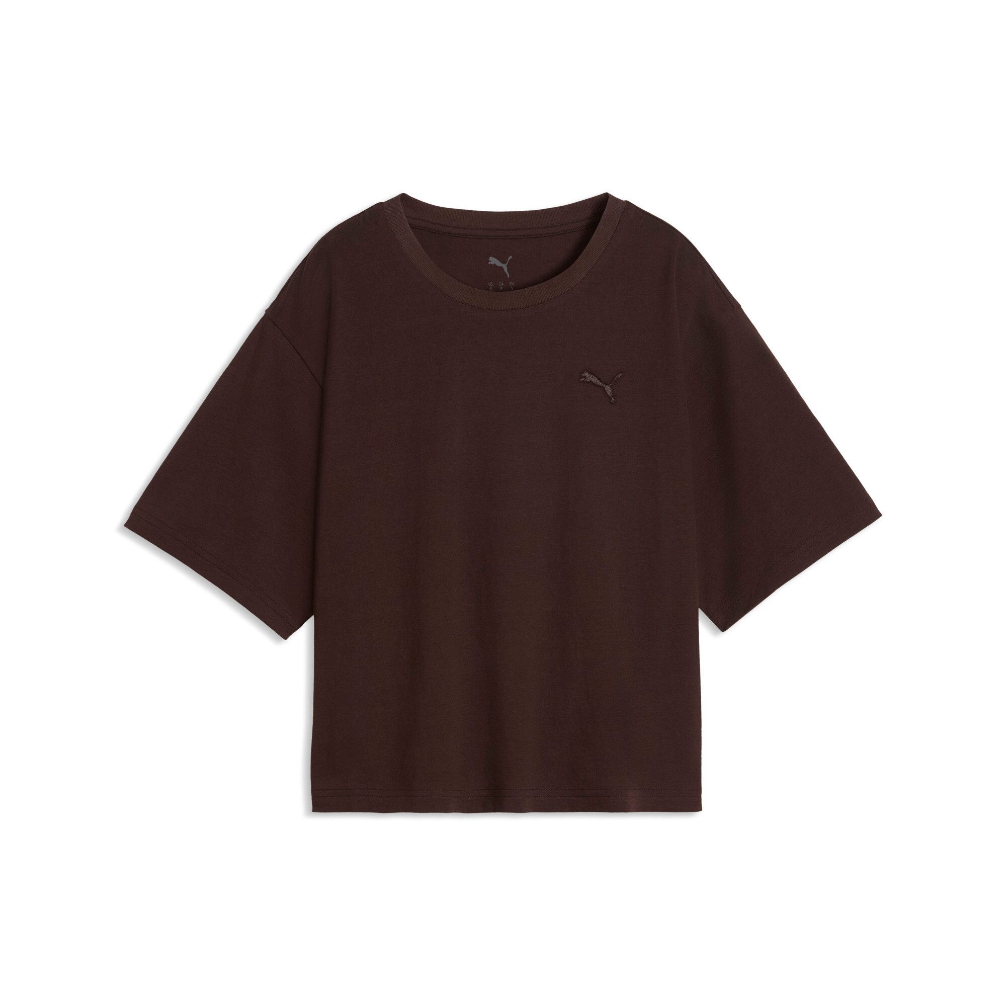 PUMA T-Shirt CLASS RELAXED GRAPHIC TEE mit kurzem Schnitt, Kurzarmdesign, unifarbenes Design, Relaxed Fit