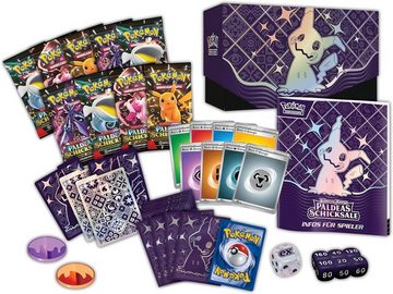 POKÉMON Sammelkarte Pokémon Karmesin & Purpur 4.5 Paldeas Schicksale Top Trainer Box, Deutsch