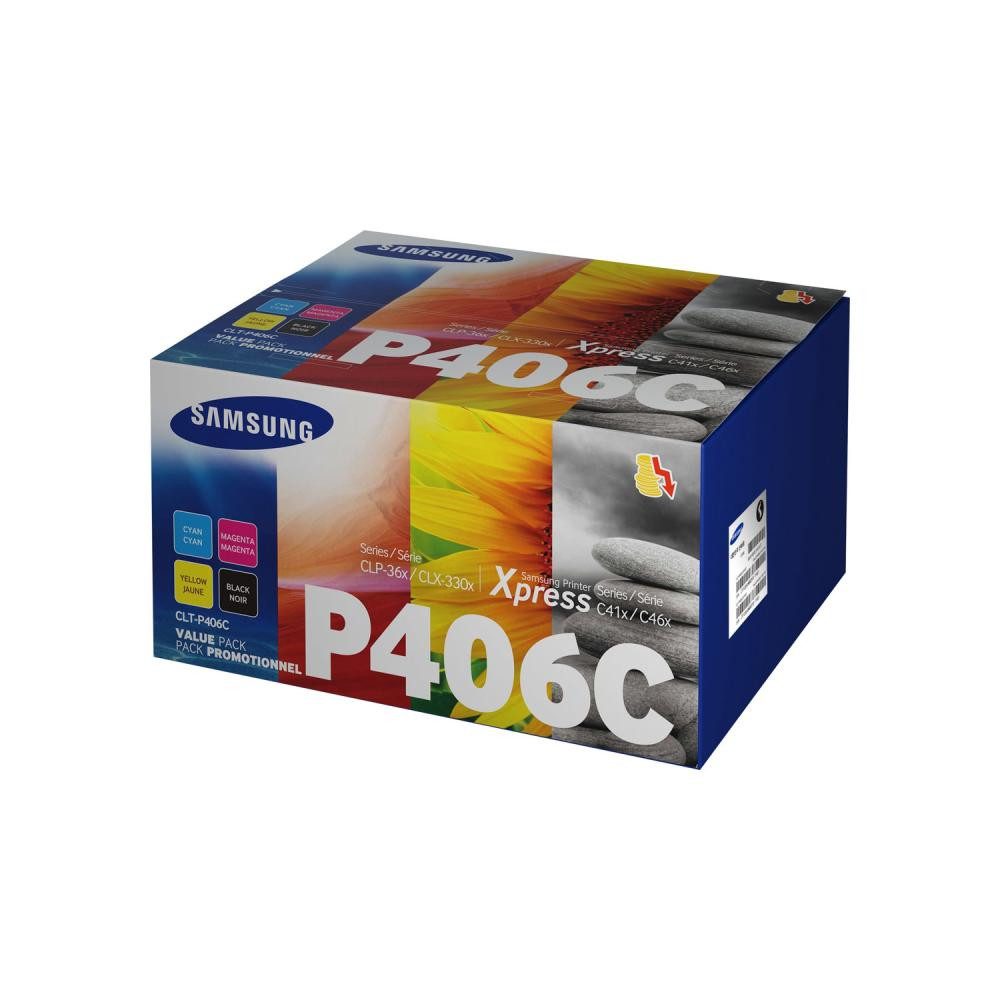 HP Tonerpatrone CLT-P406C Rainbow-Kit