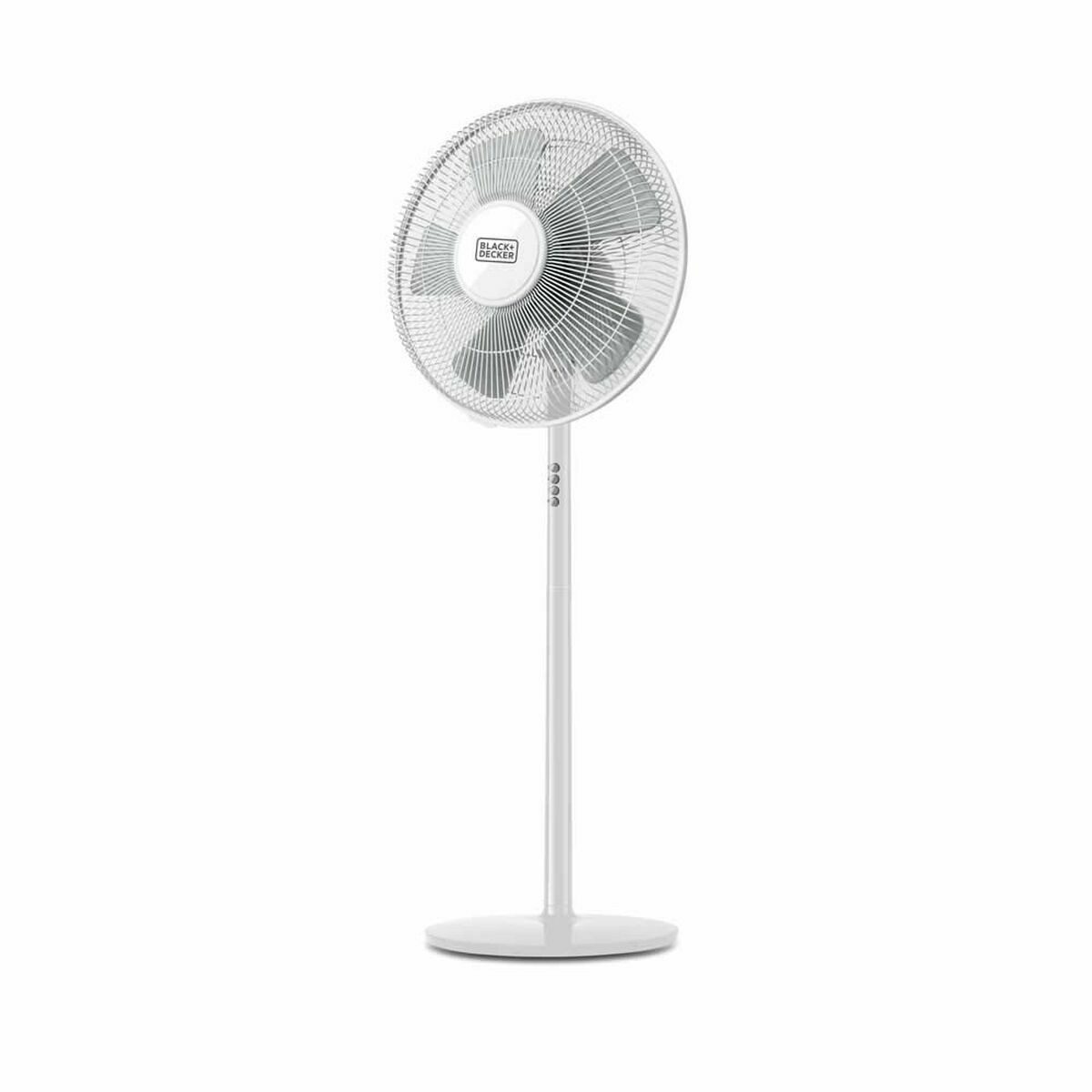Black + Decker Bodenventilator Freistehender Ventilator Black Decker ES9440020B Weiß 60 W