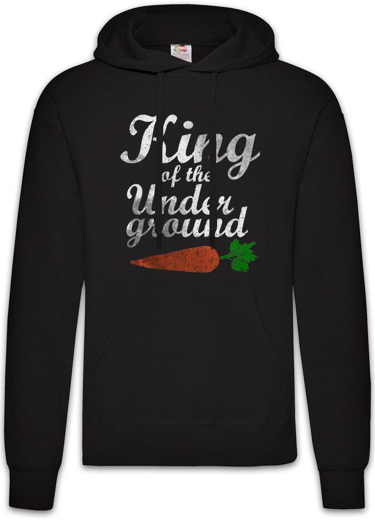 Urban Backwoods Hoodie King Of The Underground Herren Hoodie Carrot Karotte Möhre Vegan (1-tlg) Vegetables Vegetarianism Vegetarian Vegetarisch