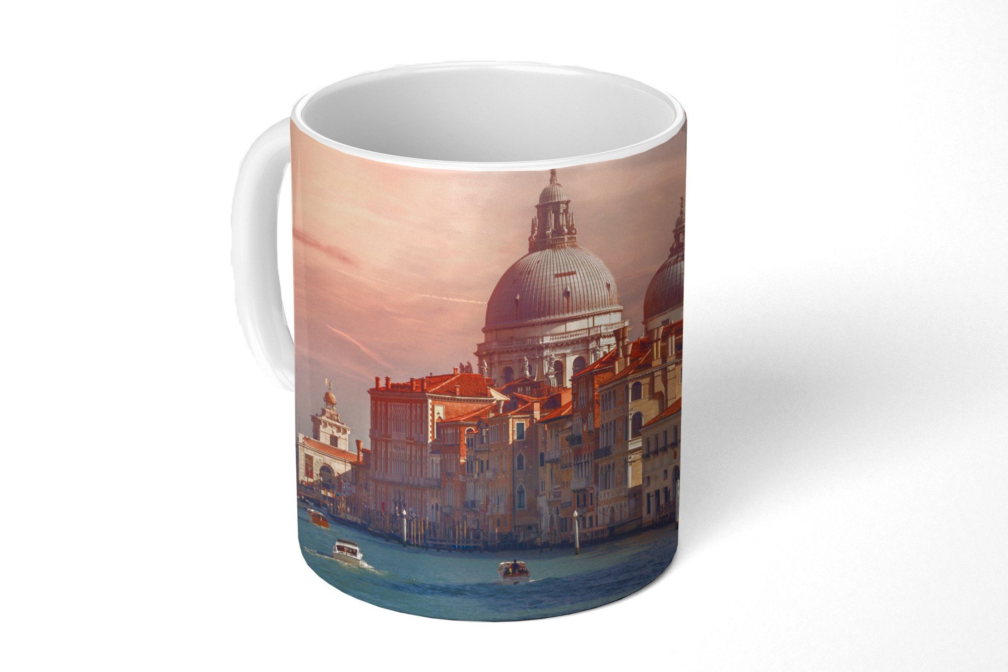 Grande, MuchoWow Kaffeetassen, Keramik, Becher, Teetasse, - Tasse Geschenk Venedig Canal - Teetasse, Italien