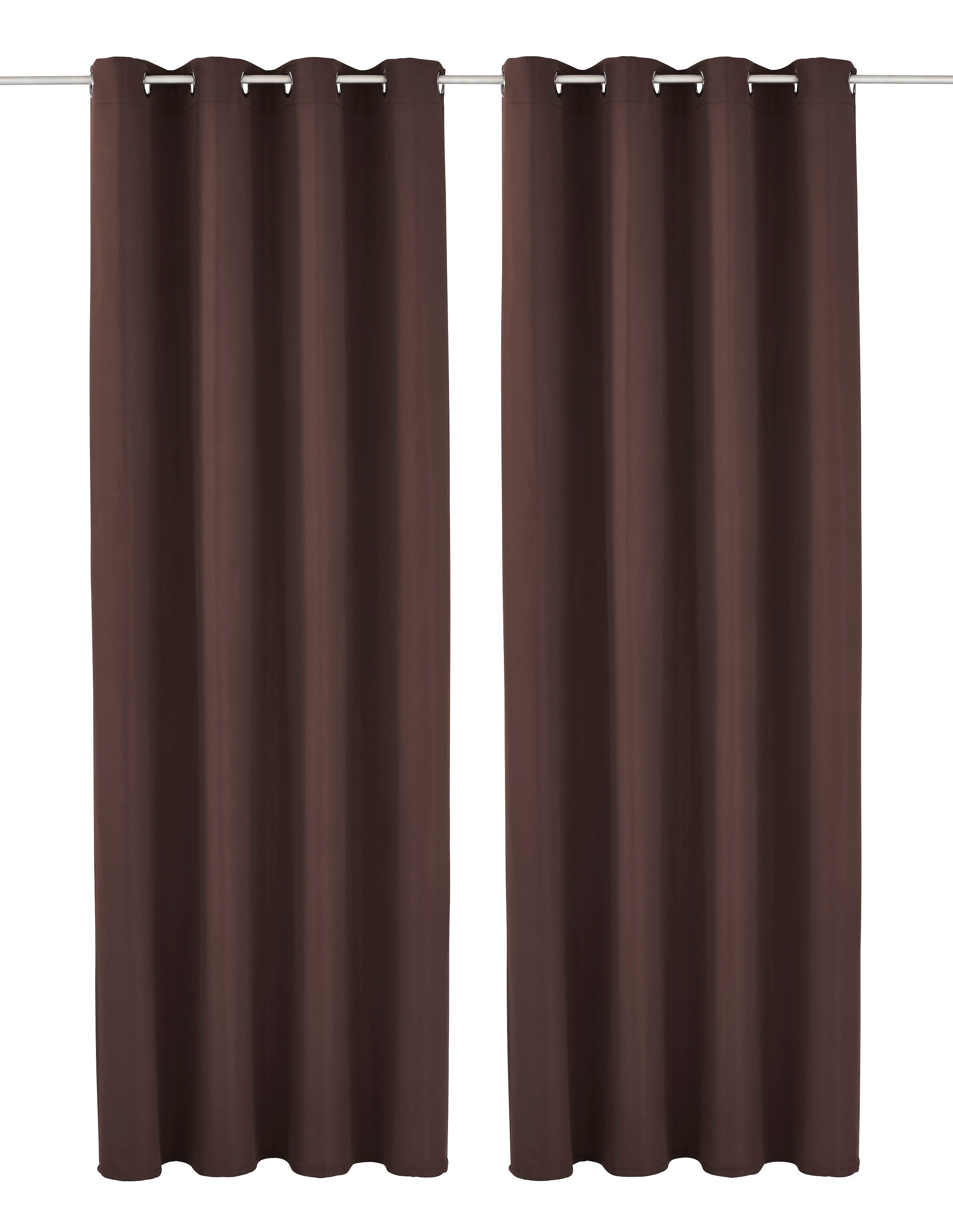 OTTO home Vorhang Raja (2 St), Ösen, blickdicht, Polyester, Blickdichtes Ma günstig online kaufen
