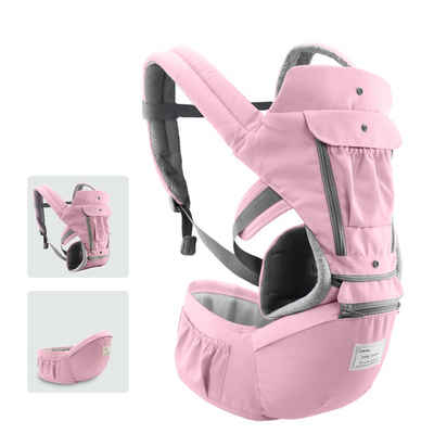Tidyard Bauchtrage Hüftsitz Atmungsaktives und Abnehmbares Design (Verstellbarer Gurt Seitentaschen, Ergonomische Baby-Sicherheitsträger Träger Taillenhocker), für 0-36 Monate Babys Kleinkinder
