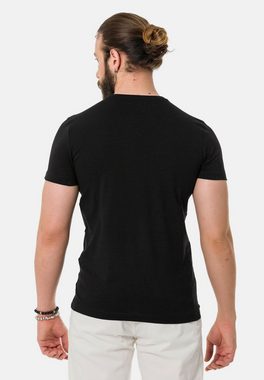 Cipo & Baxx T-Shirt mit coolem Markenprint