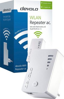 DEVOLO WiFi Repeater ac (1200Mbit, 1xGB LAN, WPS, Repeater, WLAN Verstärker) WLAN-Repeater