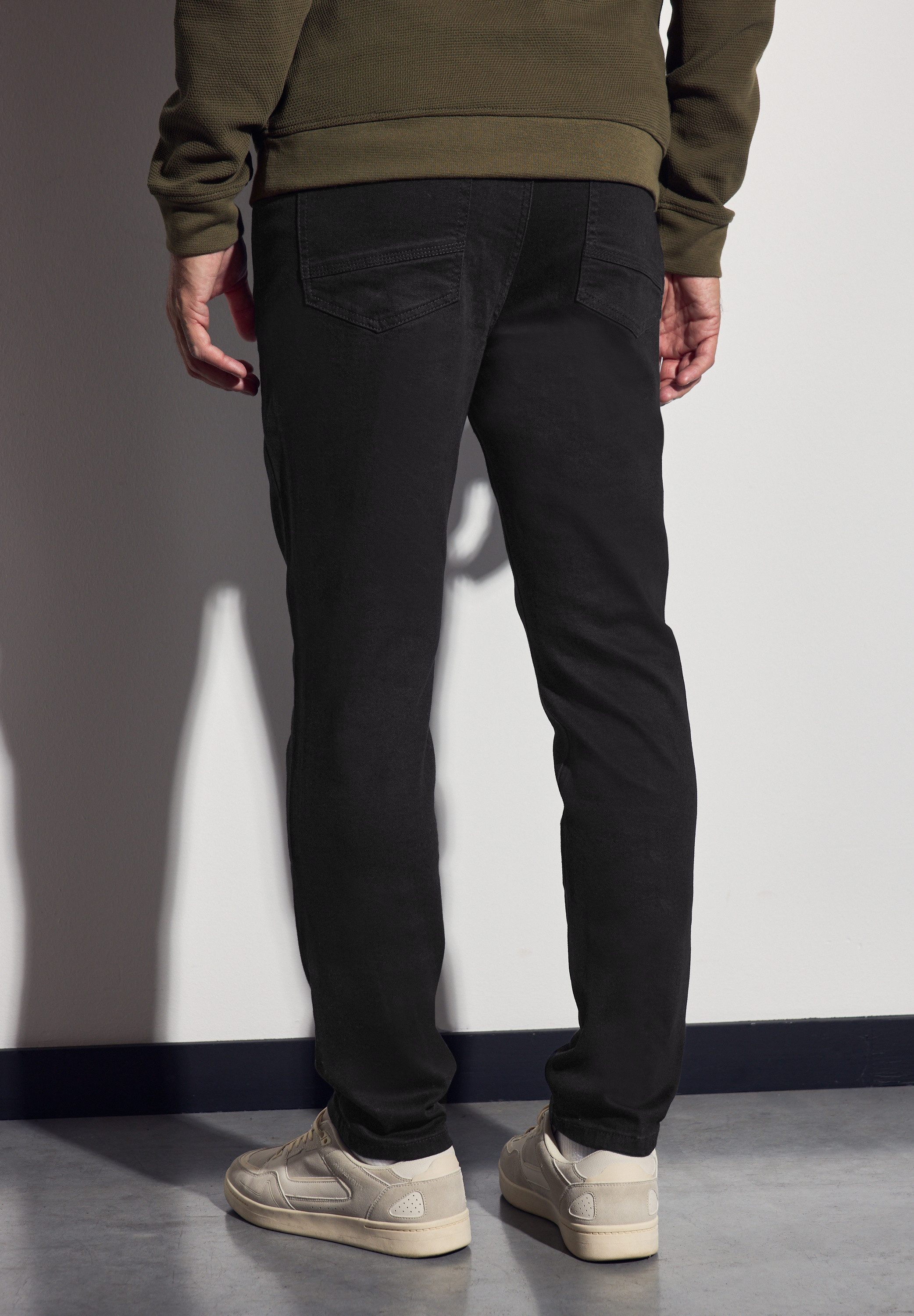 STREET ONE MEN Regular-fit-Jeans aus Baumwolle günstig online kaufen
