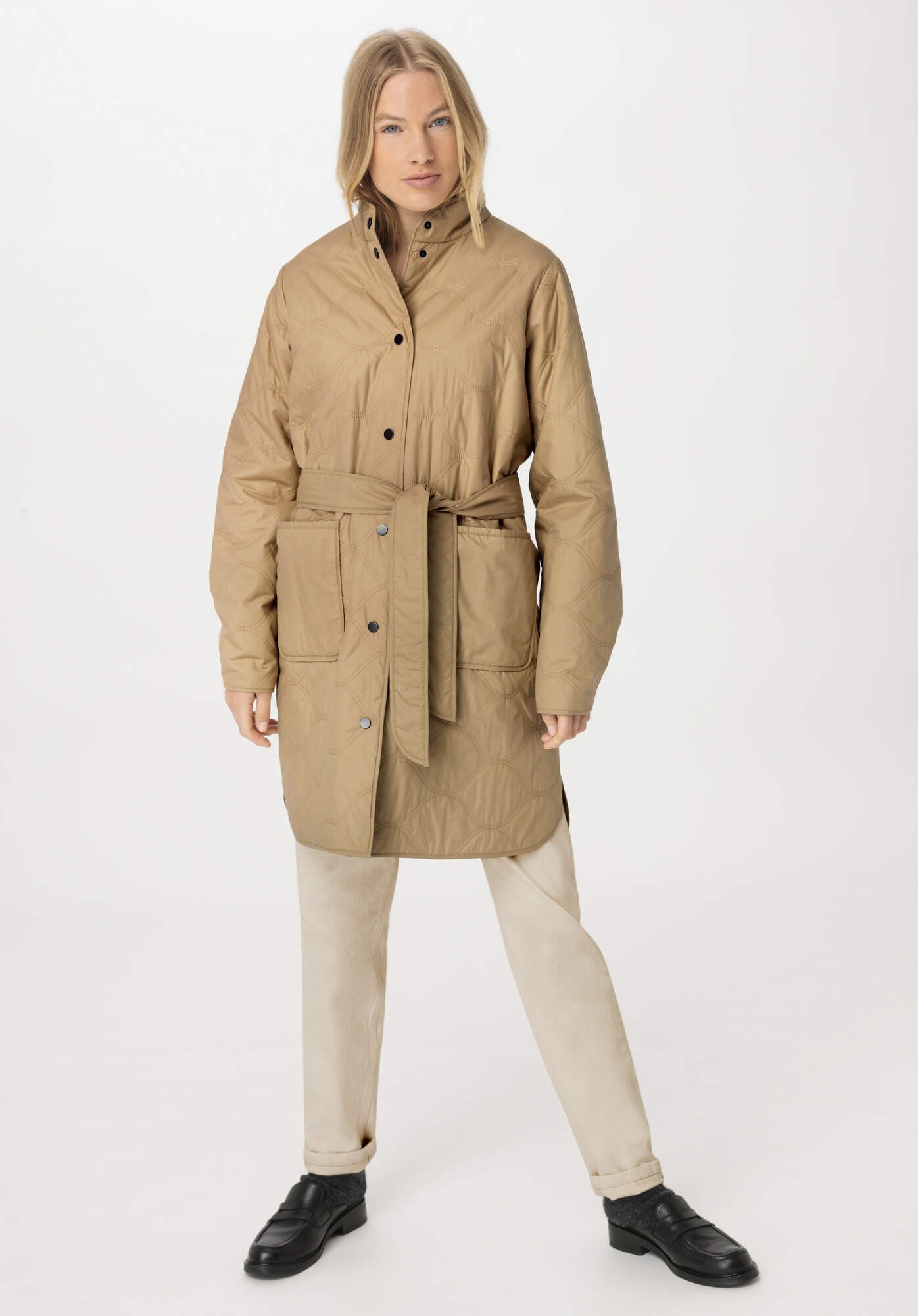 Hessnatur Wintermantel Nature Shell Relaxed mit innovativer Wattierung (1-t günstig online kaufen