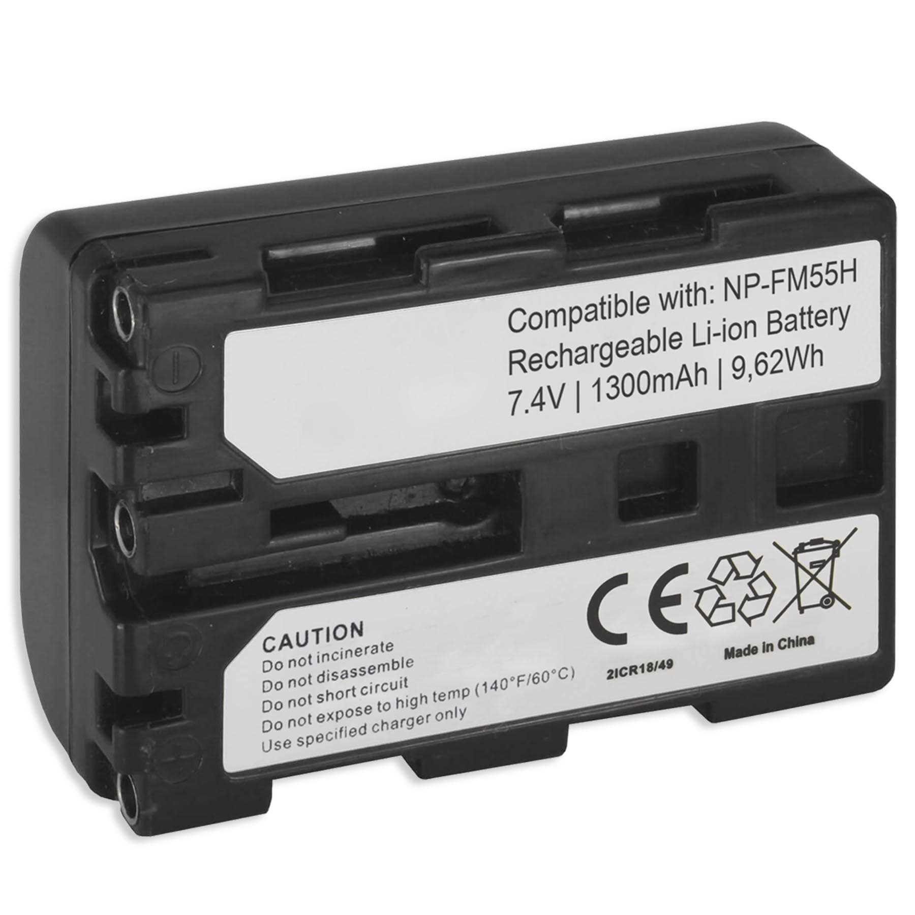 mtb more energy [BAT-066 - Li-Ion] Kamera-Akku kompatibel mit Akku-Typ Sony NP-FM50 1300 mAh (7,4 V), passend für: Sony Cyber-shot DSC-F707, F717, F828, R1, S30, S50, S70, S75, S85 // // Sony CCD-TRV106, TRV107, TRV108, TRV116, TRV118, TRV128, TRV208, TRV218, TRV228, TRV238, TRV308, TRV318, TRV328, TRV408, TRV418, TRV428, …