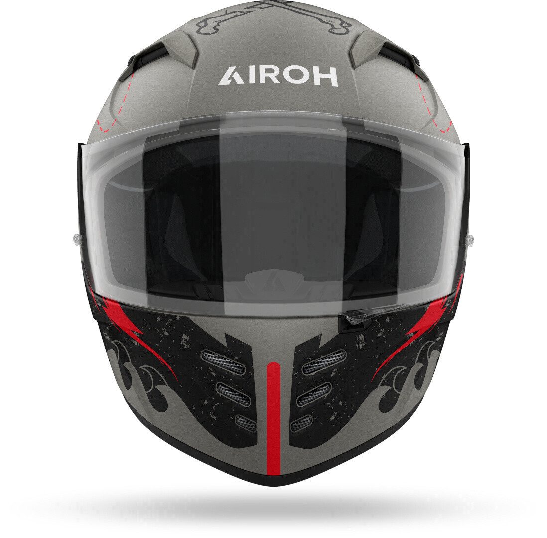 Airoh Motorradhelm Connor Desperado Helm, vorbereitet für Kommunikationssystem