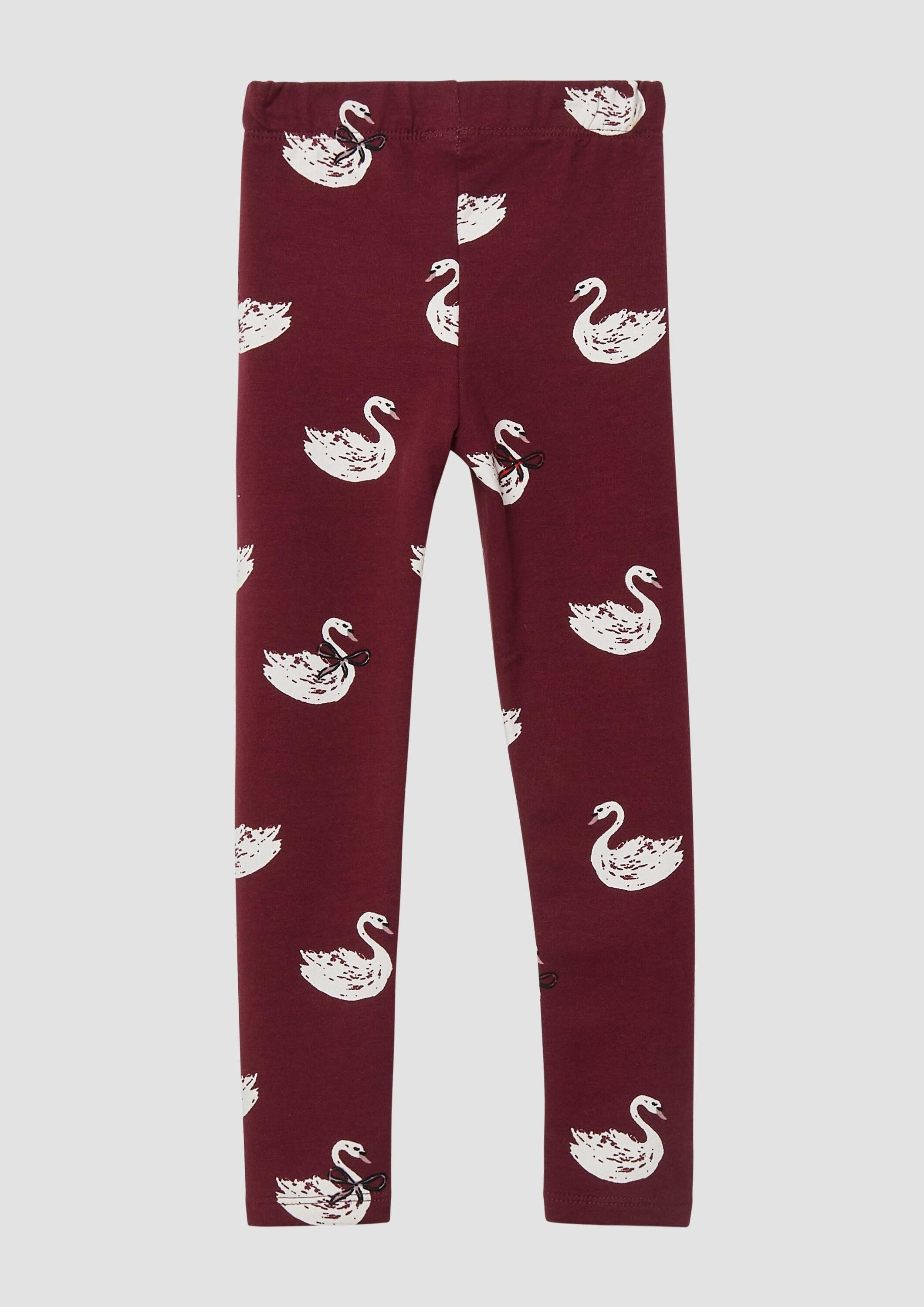 s.Oliver Leggings Leggings Kuschelige Leggings mit All-over-Print