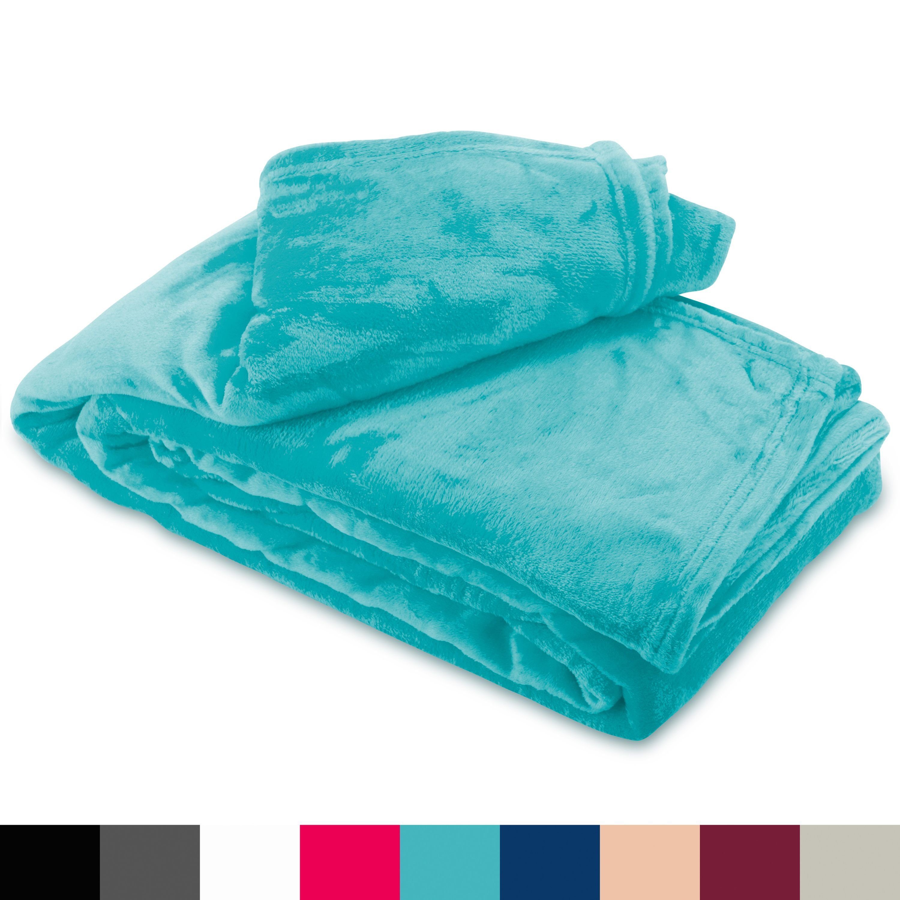 Wohndecke kuschelig warm 150x200, 220x240 oder 270x230, Leonado Vicenti, Ku günstig online kaufen