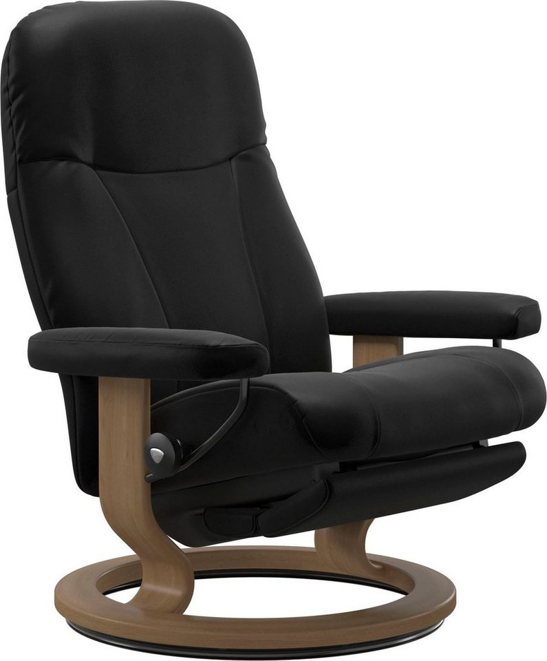 Stressless® Relaxsessel Garda, verstellbar, optional 2-motorisch, Größe M &  L, Gestell Eiche