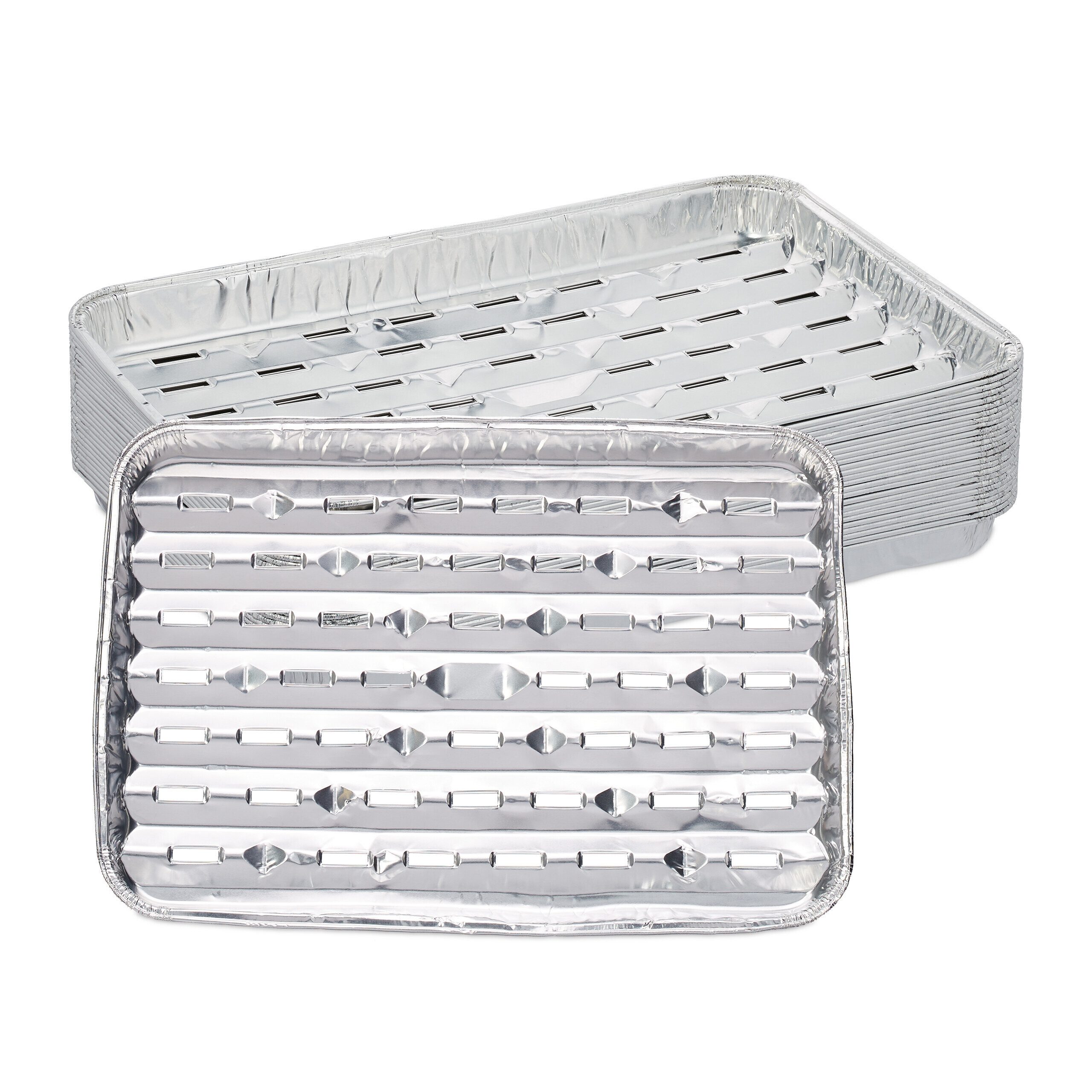 relaxdays Grillschale Alu im 25er Set, Aluminium, (25er Set, 25-St., 25er-Set)