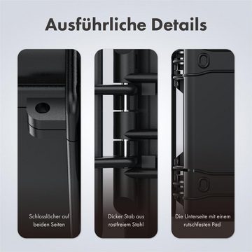GRAUGEAR Festplattentasche Festplattenschutzkoffer, 3,5" & 2,5" & M.2 HDD/SSDs, bis 19 Festplatten, stoßfest, wasserfest