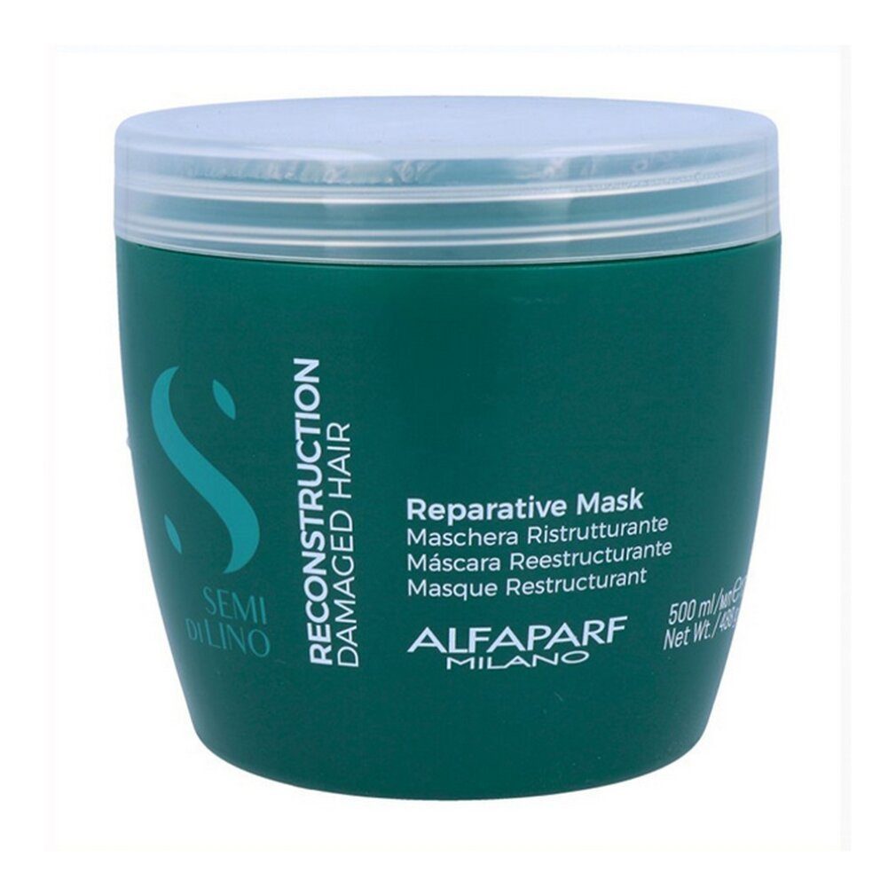 Alfaparf Haarkur Milano Semi Di Lino Reconstruction Reparative Mask, 500ml