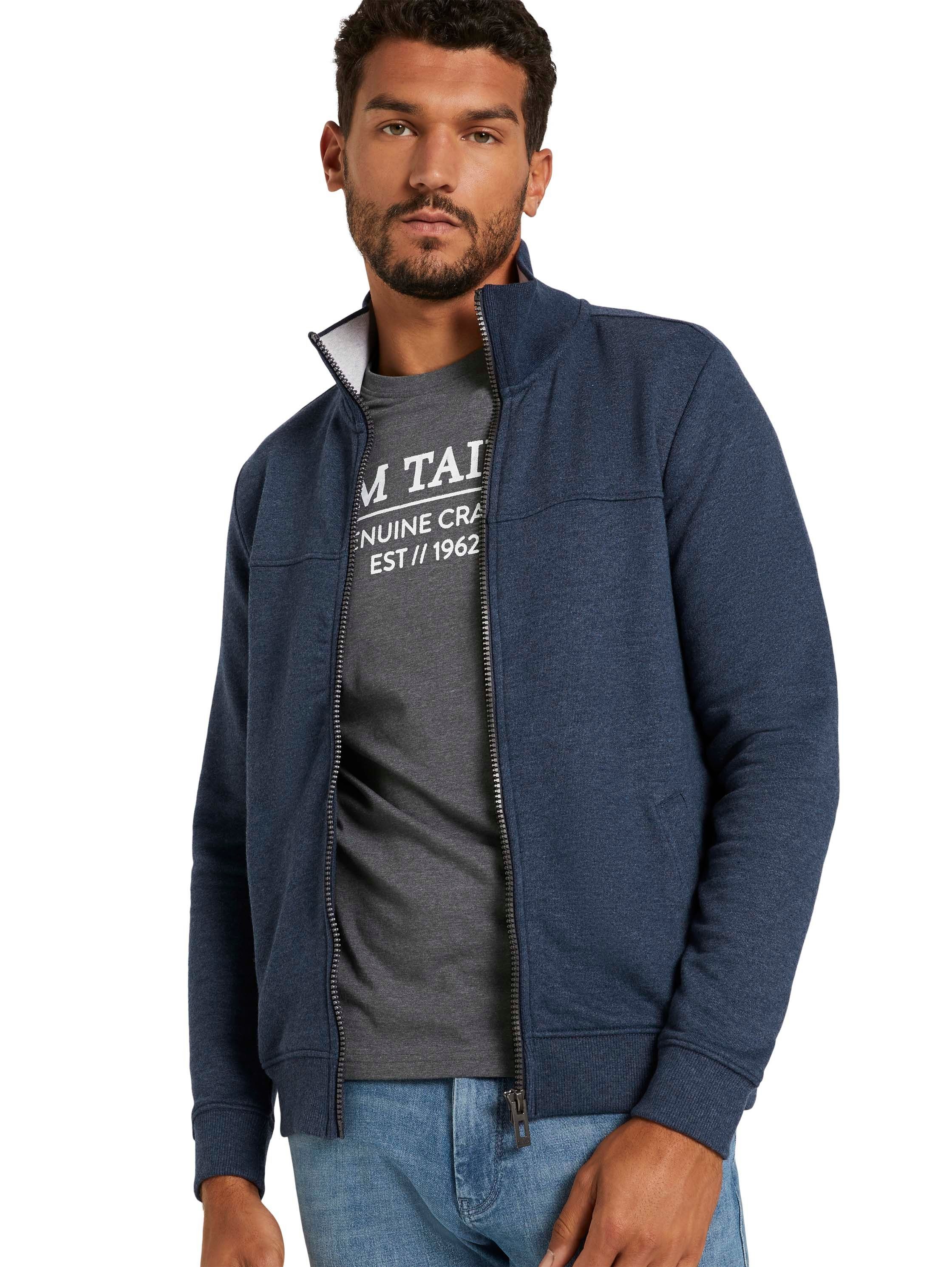 TOM TAILOR Sweatjacke mit halswärmendem Stehkragen günstig online kaufen
