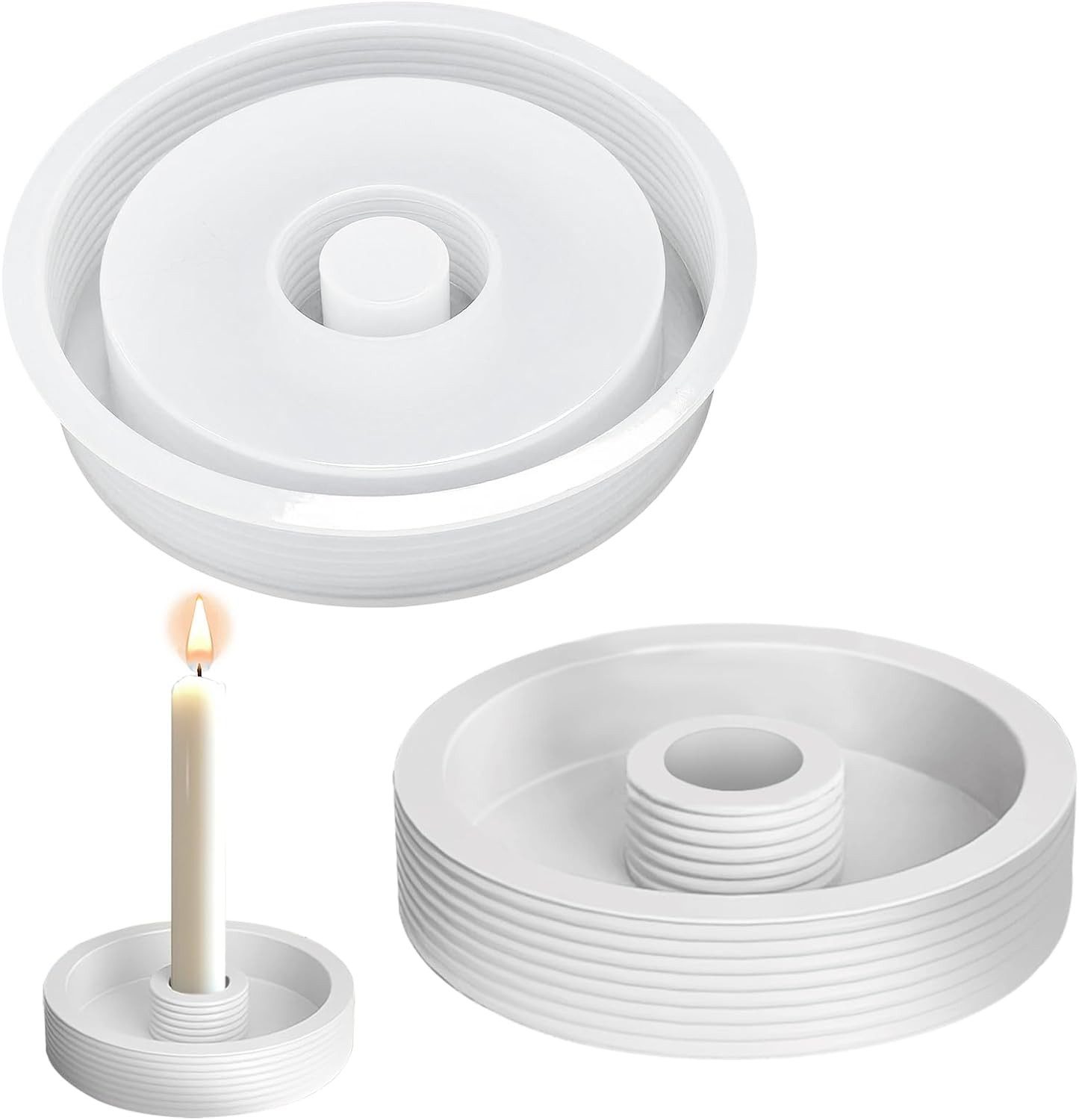 Modellierwerkzeug Silikonform Kerzenhalter, Ostern Gießform Kerzenhalter