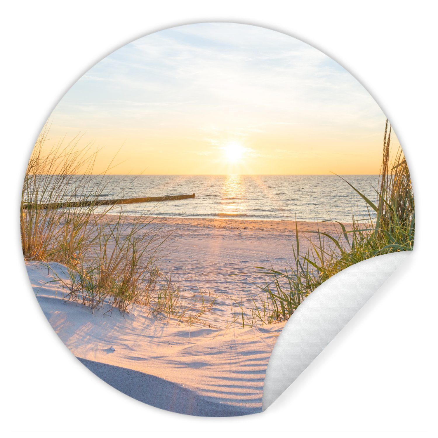 MuchoWow Wandsticker Strand - Sonne - günstig online kaufen