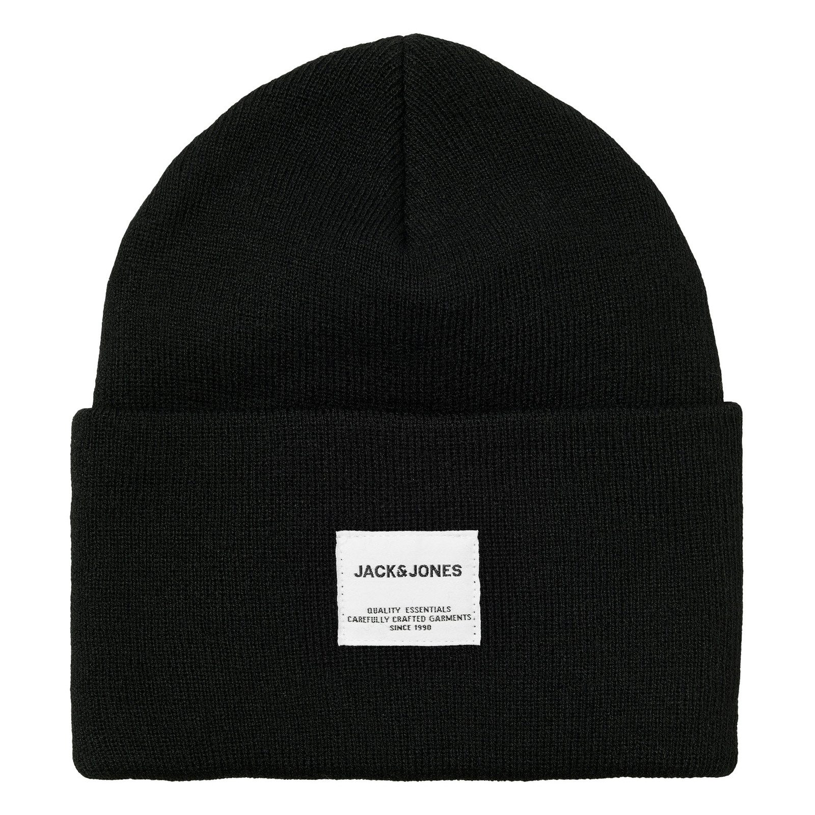 Jack & Jones Strickmütze Long Knit Beanie Noos mit Logopatch günstig online kaufen