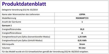 Lofra Gas-Standherd 90 cm Dolcevita weiß 5 Flammen - RSG96MFT/Ci