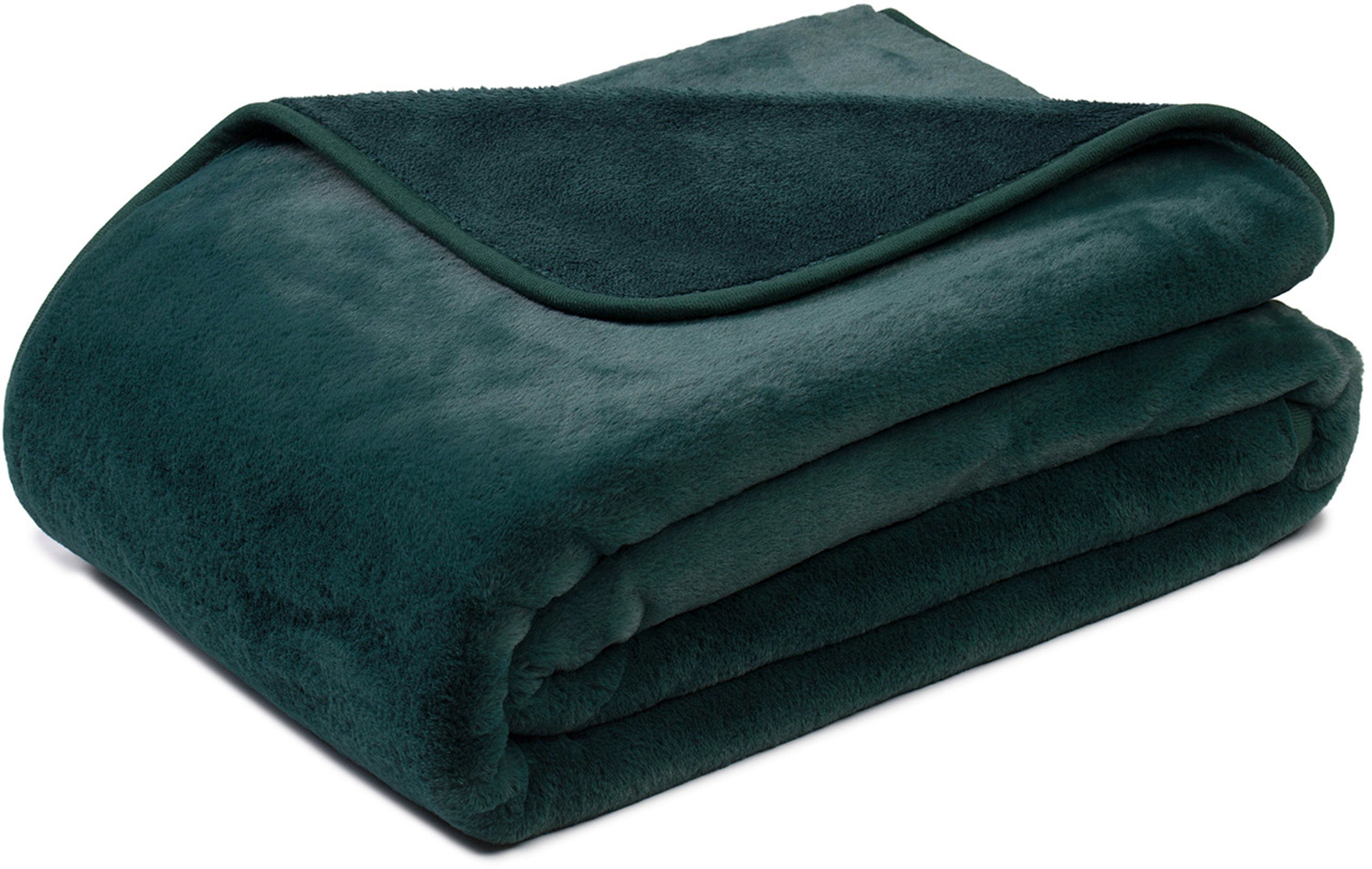 Wohndecke Merino Wendewohndecke, Gözze, kuschelig weich günstig online kaufen