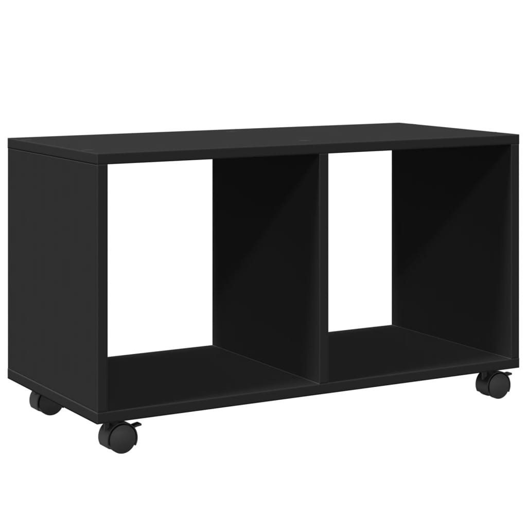vidaXL Beistelltisch Rollschrank Schwarz 72x33x42,5 cm günstig online kaufen