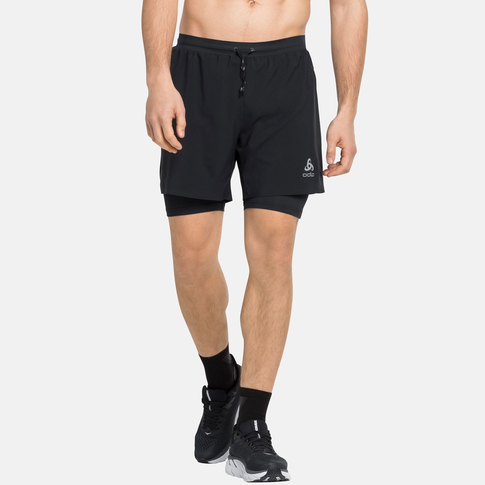 Odlo 2-in-1-Shorts X-Alp Trail 6 inch 2-in-1 Shorts Men 322552-15000 Tight + Short