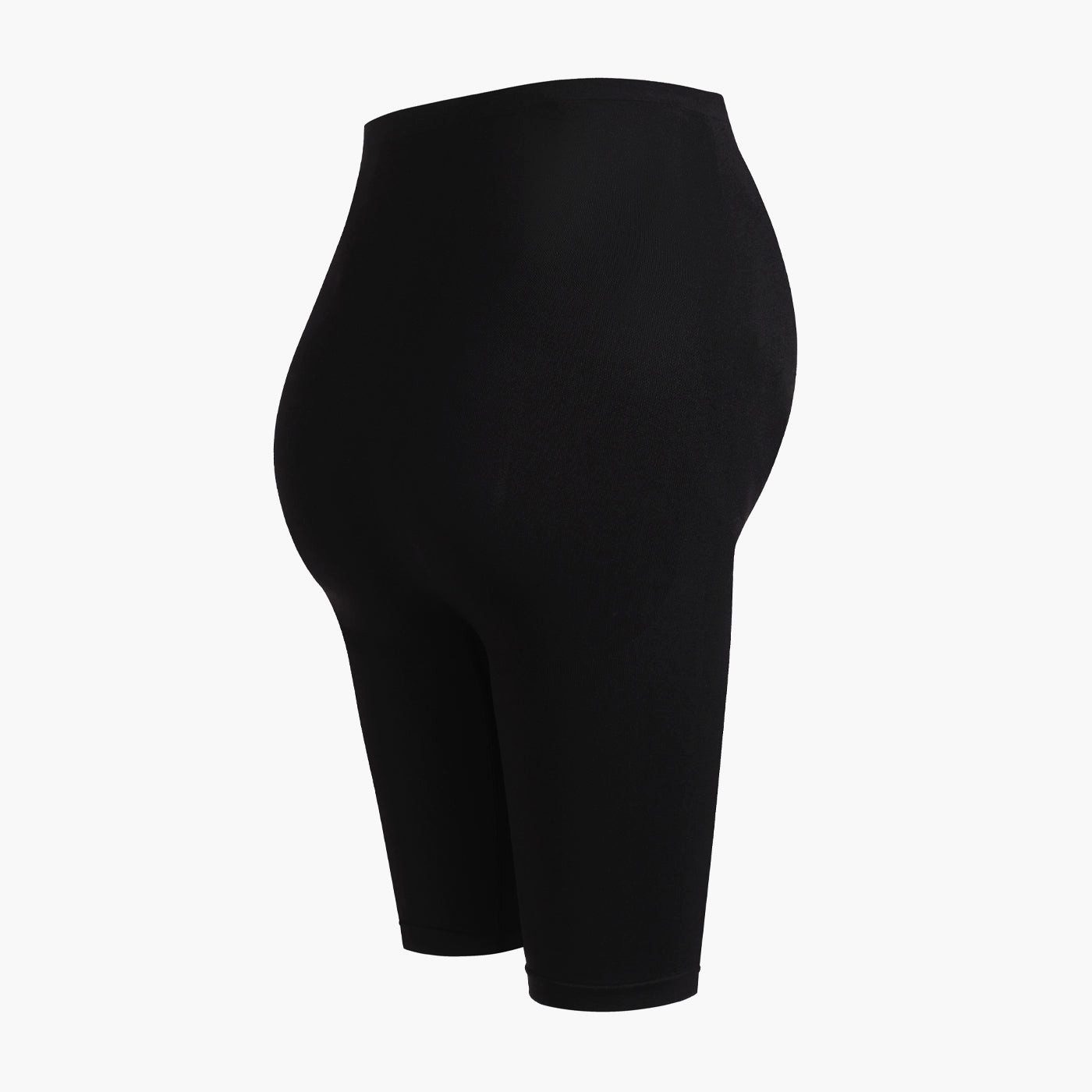 cfab Umstandsleggings Seamless Umstandsshorts mit hohem Bund-Schwarz-2XL (1-tlg)