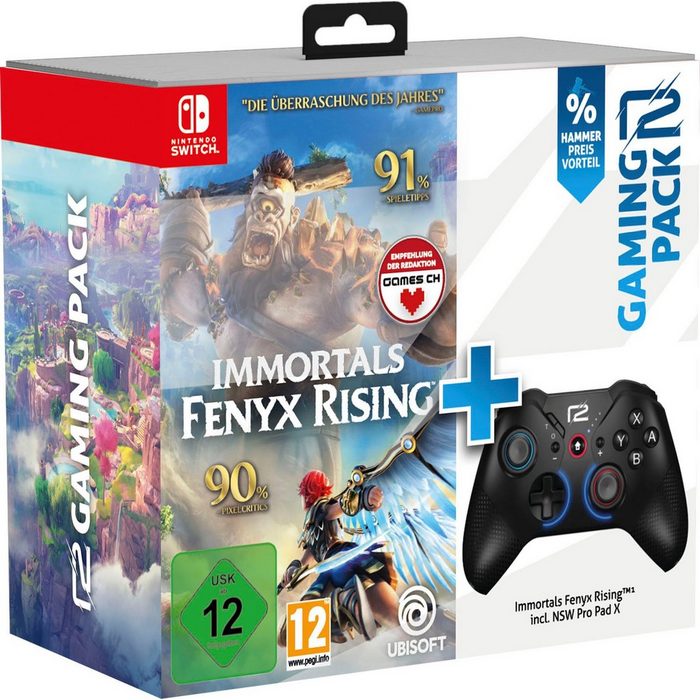 Immortals Fenyx Rising + Switch Pro Pad X Nintendo Switch