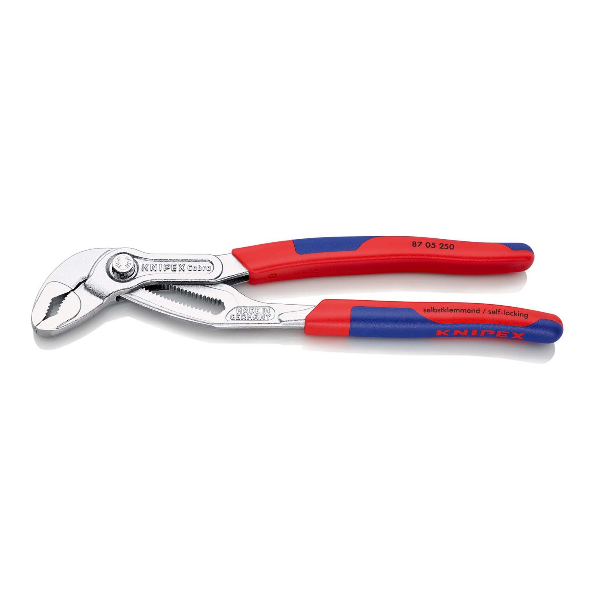 Knipex Wasserpumpenzange KNIPEX 87 05 250 Cobra® Hightech-Wasserpumpenzange mit schlanken