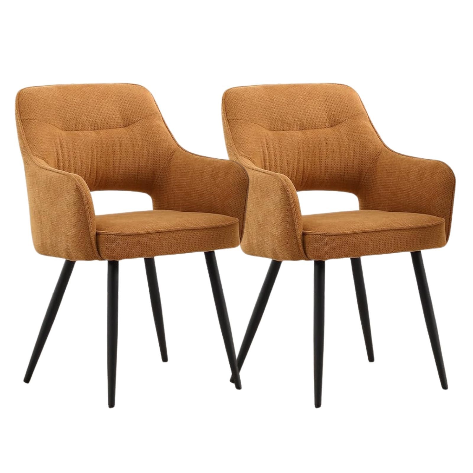 WAHSON OFFICE CHAIRS Esszimmerstuhl Gepolsterte Chenille-Essstühle günstig online kaufen