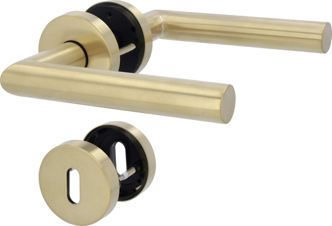 Alpertec Zimmertür Alpertec Türgriff-Garnitur Rosette Fair I BB