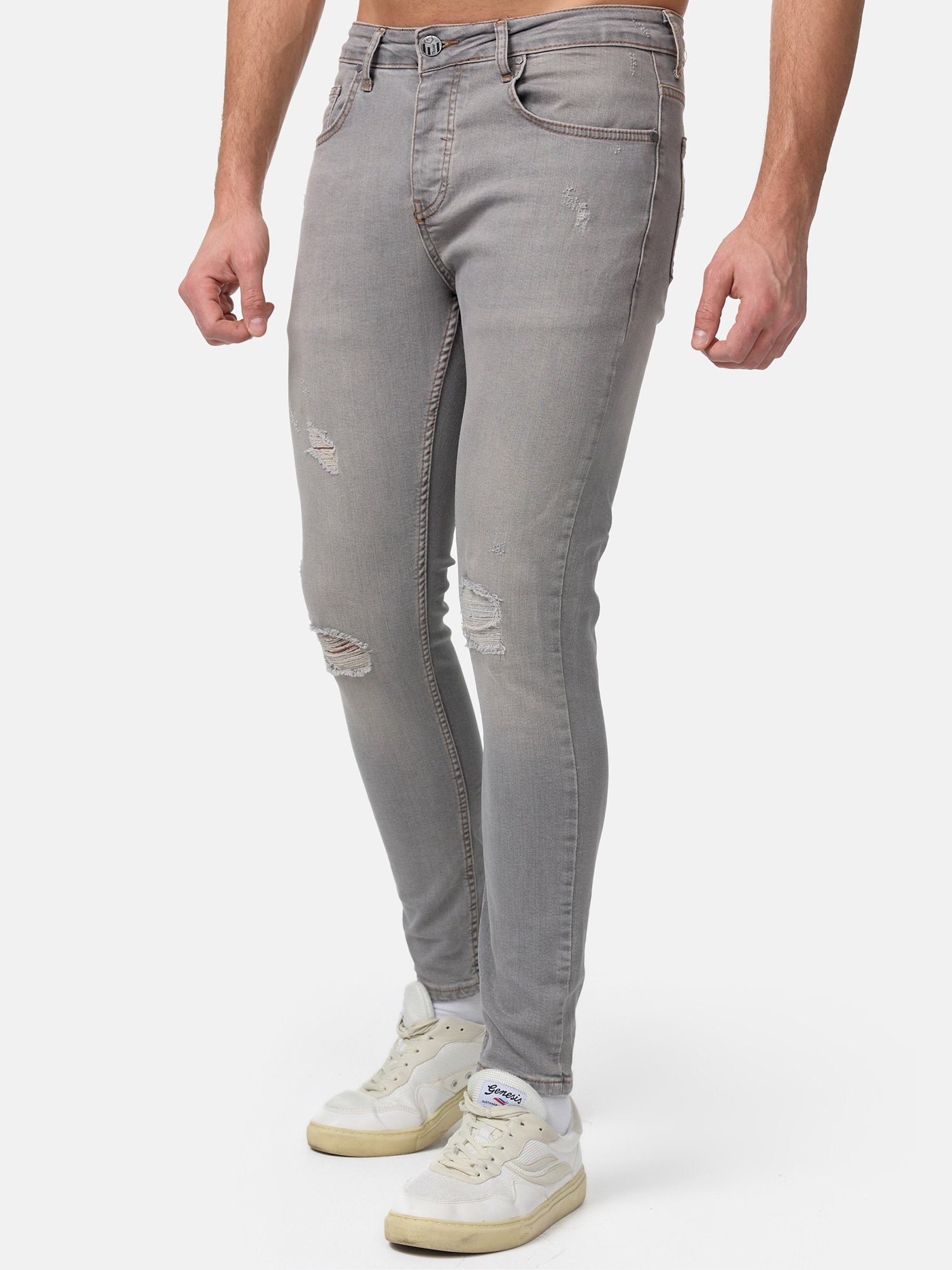 Tazzio Skinny-fit-Jeans 17514 im Destroyed-Look