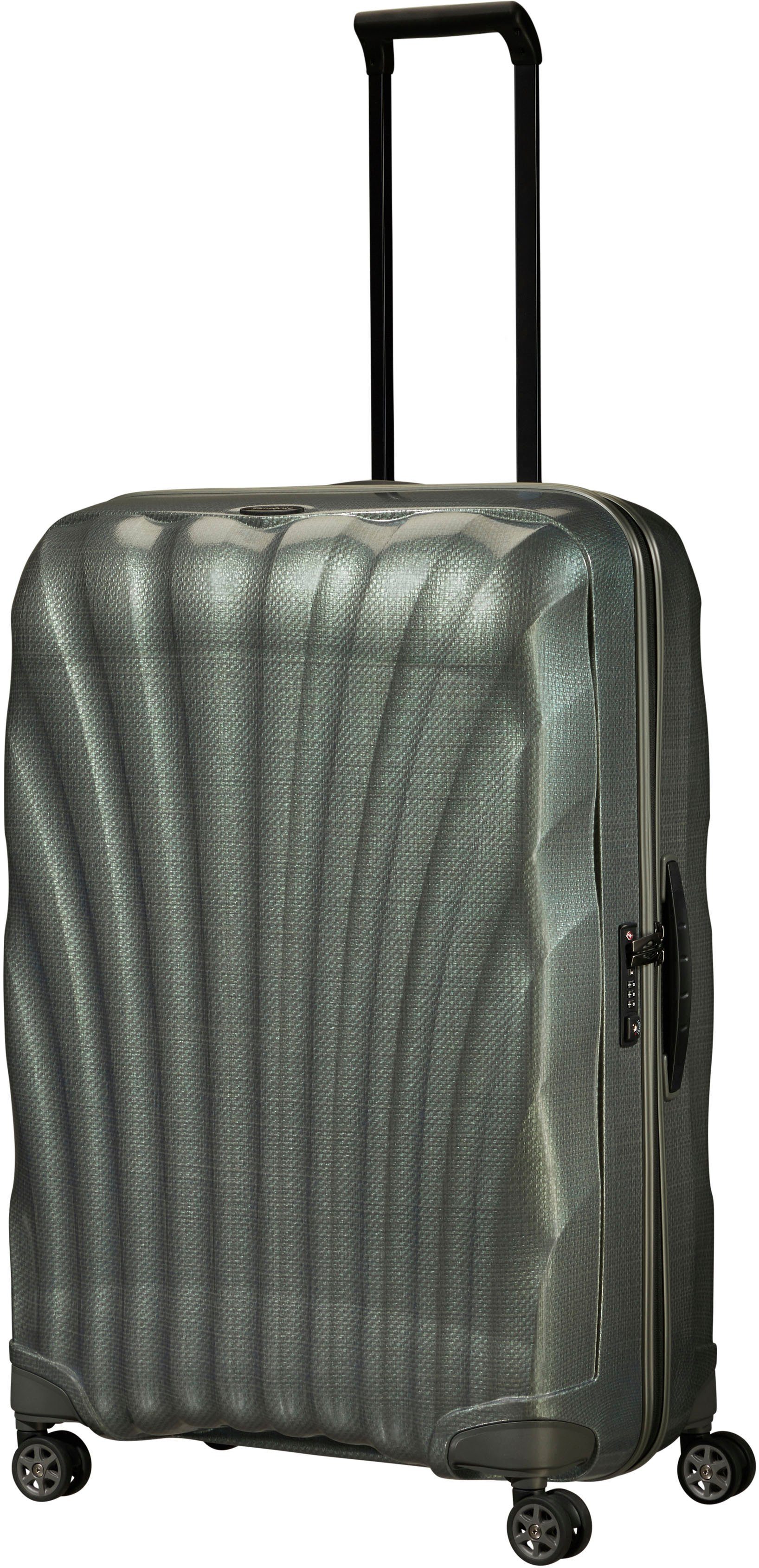 Samsonite Hartschalen-Trolley C-LITE, verschiedene Größen und Farben, 4 Rollen, mit arretierbarem und versenkbarem Druckknopf-Trolleysystem