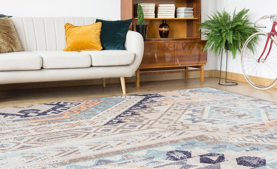 Arte Espina Teppich »Indiana 200«, rechteckig, 10 mm Höhe, Vintage Optik, W günstig online kaufen