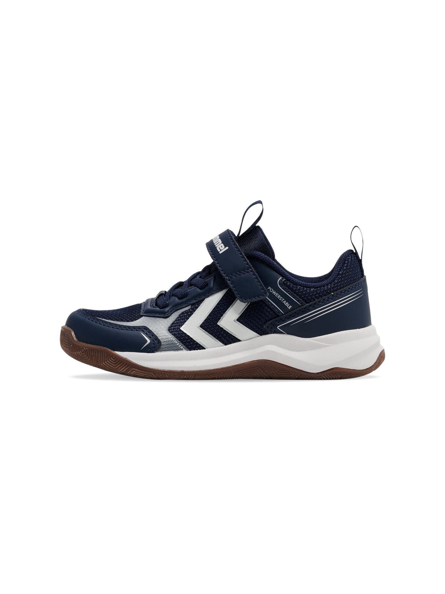hummel Hallen-Indoorschuhe Power Stable VC (Klettverschluss) marineblau Badmintonschuh