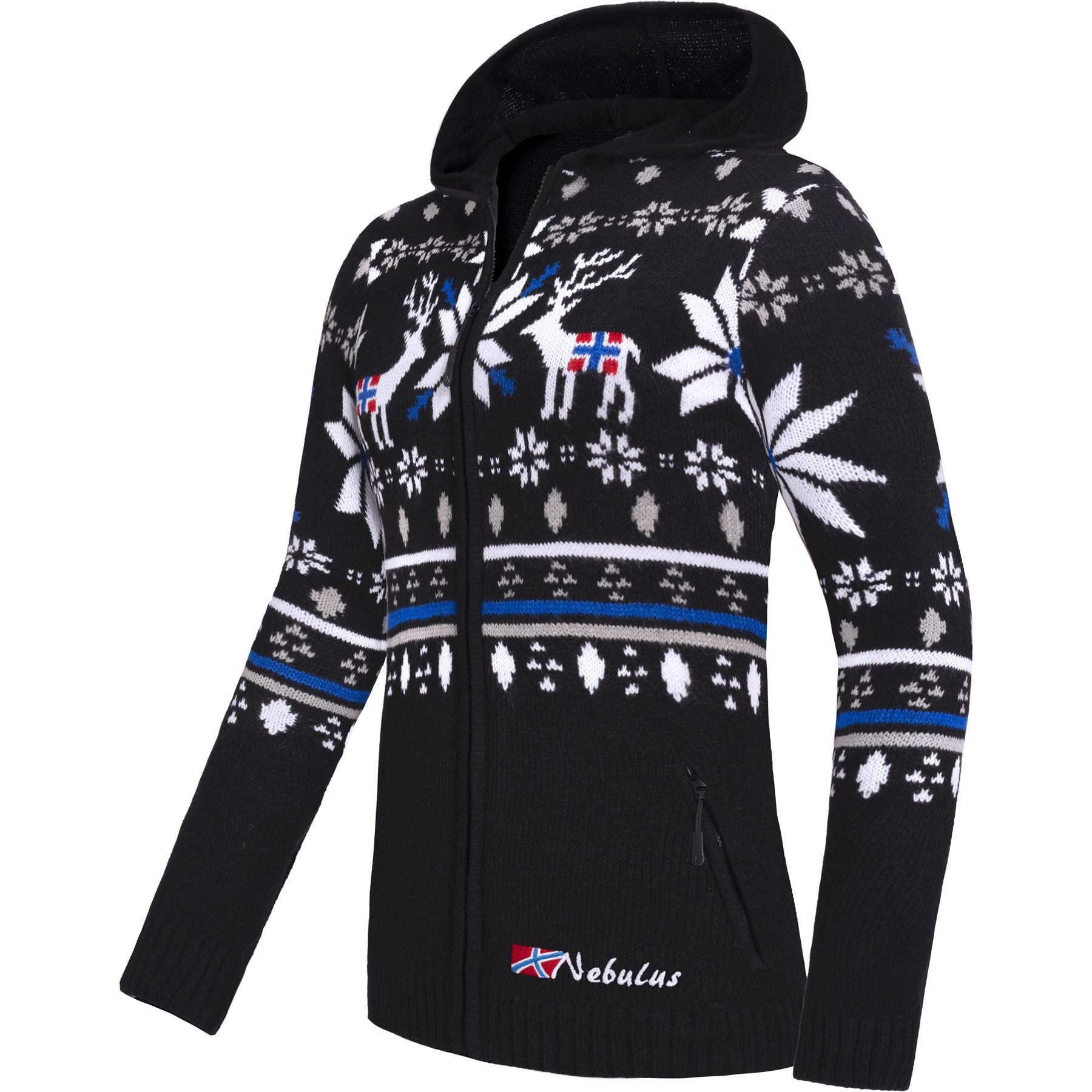 Nebulus Pullover & Shorts NORMAX, P6396 - Damen, schwarz, L/40