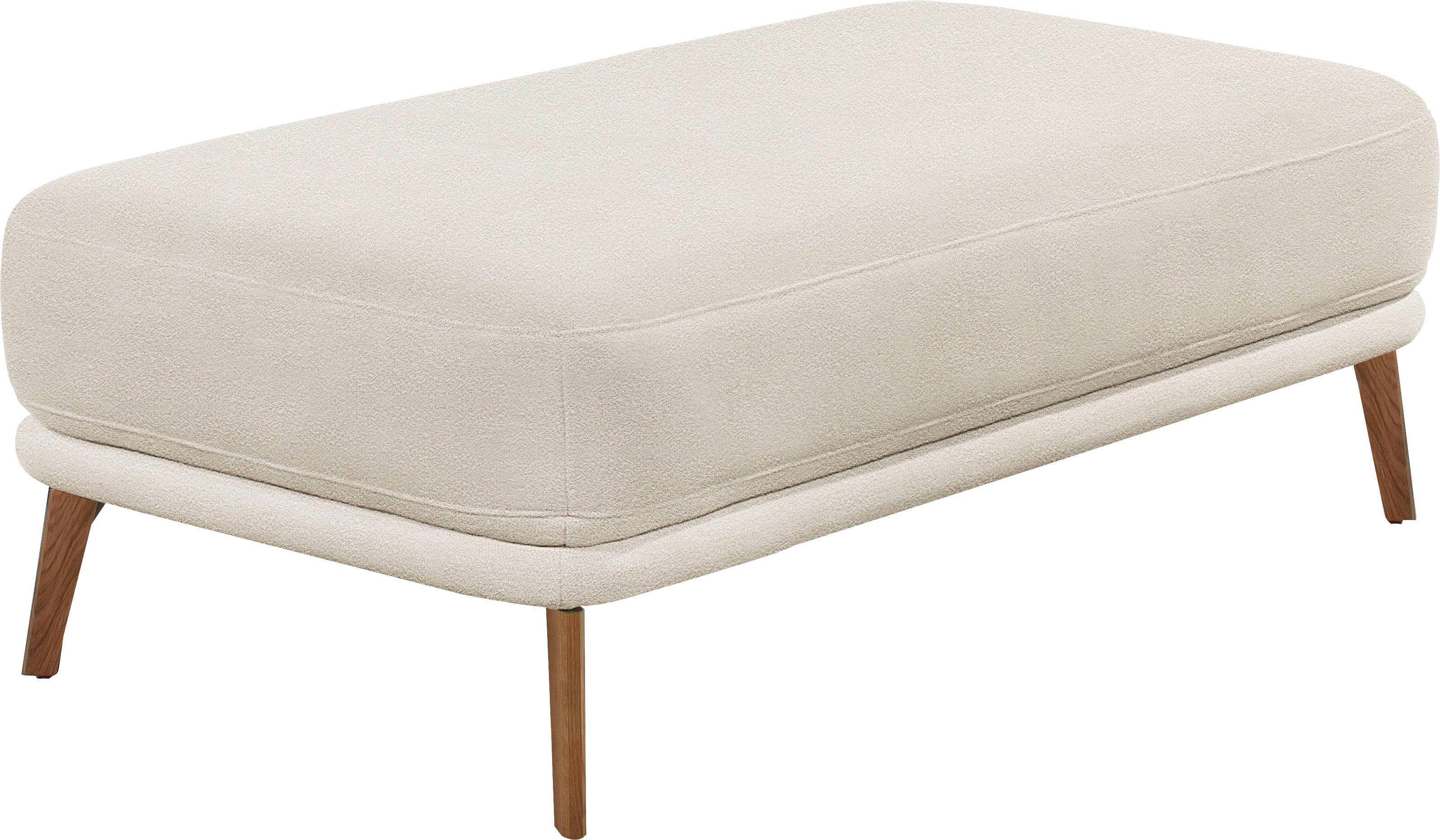 SCHÖNER WOHNEN-Kollektion Табуреткиbank Pearl - 5 Jahre Hersteller-Garantie, auch in Bouclé, Passend zur Serie Pearl, Füße Massivholz