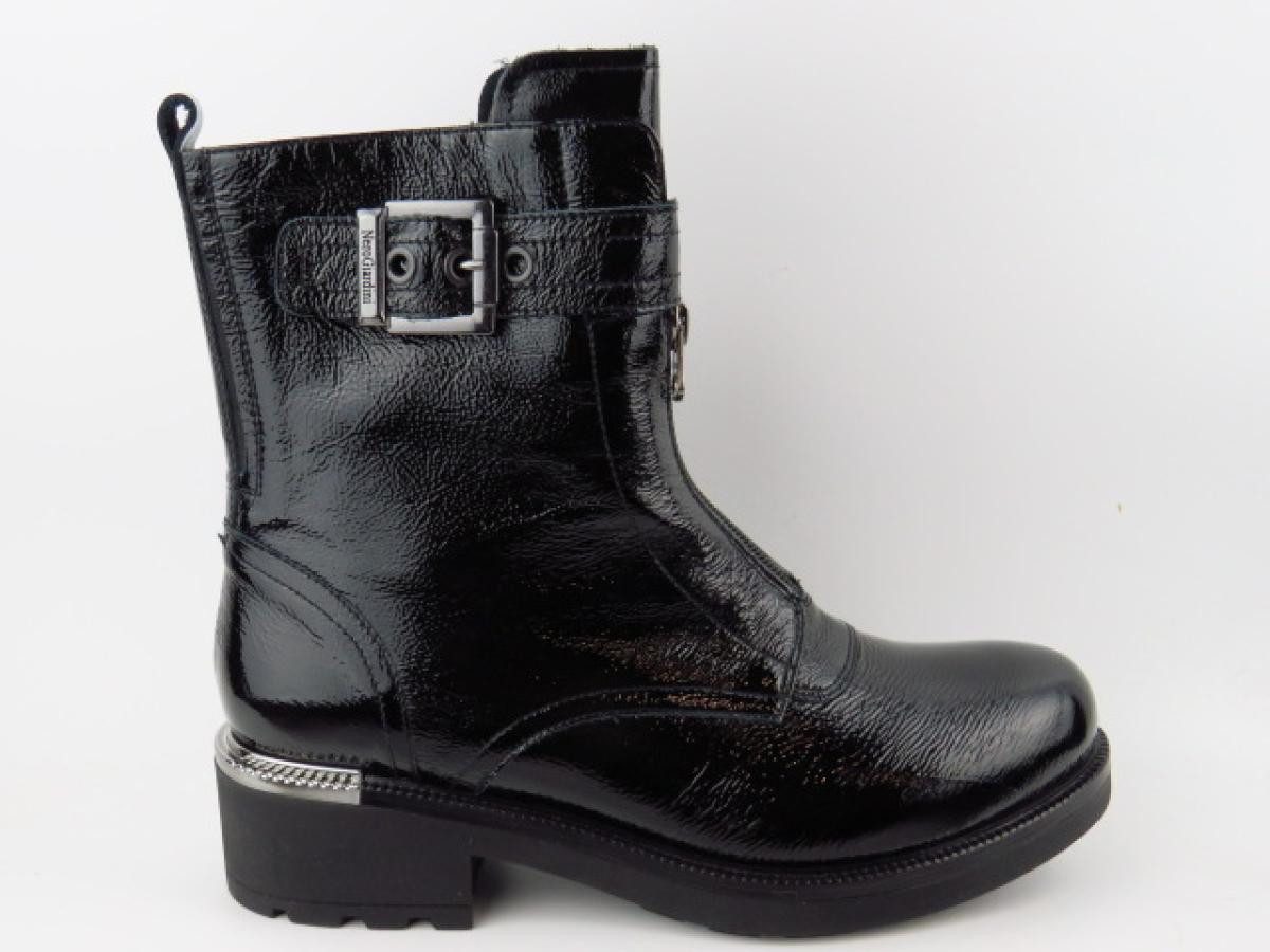 Nero Giardini Lackleder Reißverschluss Stiefelette