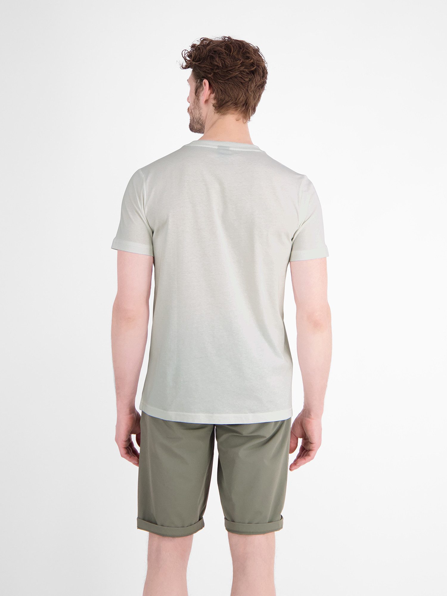 LERROS T-Shirt Baumwoll T-Shirt mit Motiv-Print und bequemem Rundkragen