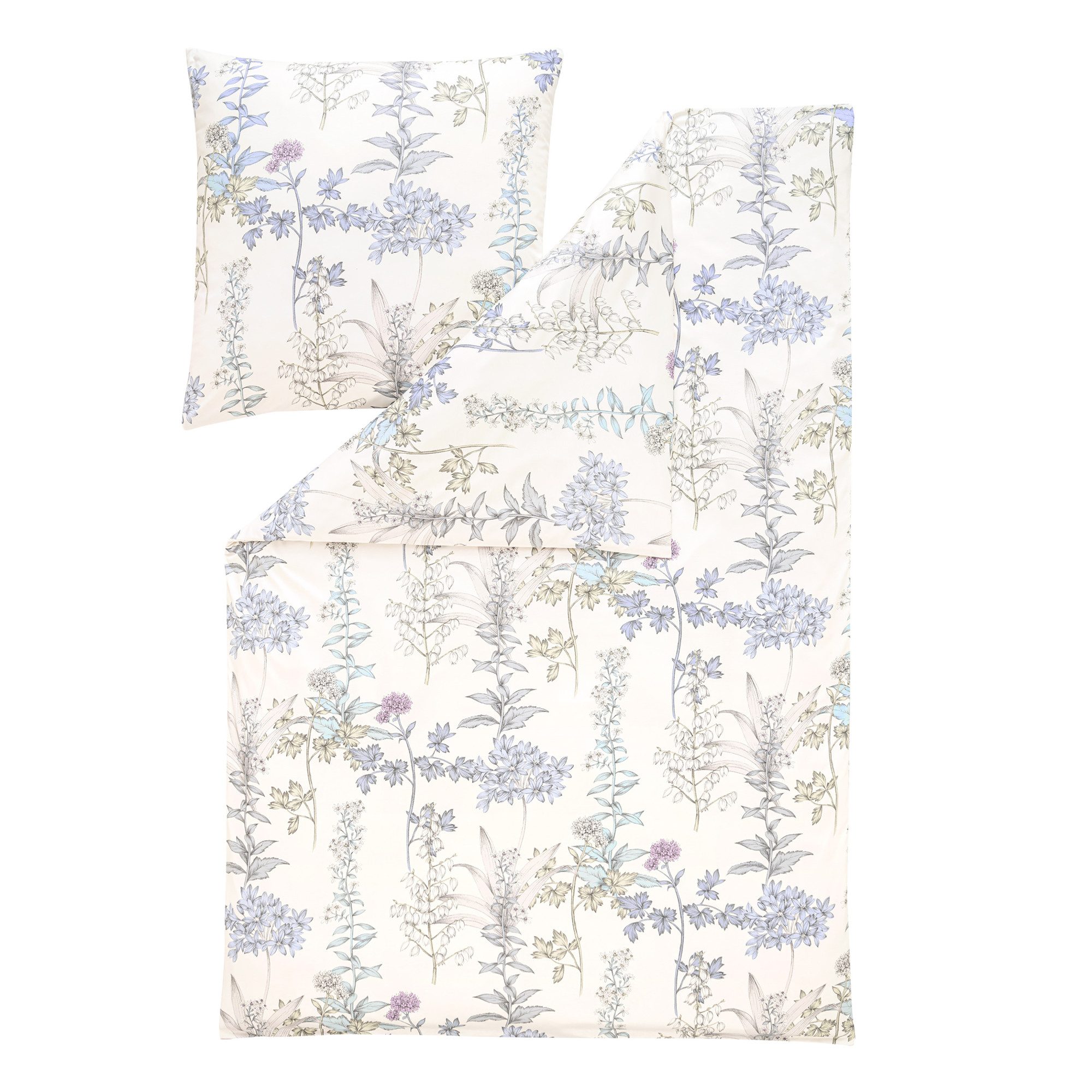 Estella Bettwäsche Estella Interlock Jersey Bettwäsche Alisa 6958-630 bleu 135x200, Interlock Jersey, 2 teilig