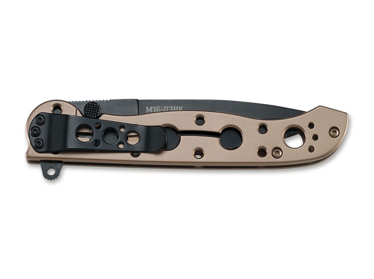 CRKT Taschenmesser Einhandmesser Frame Lock M16-03 Bronze Clip Black