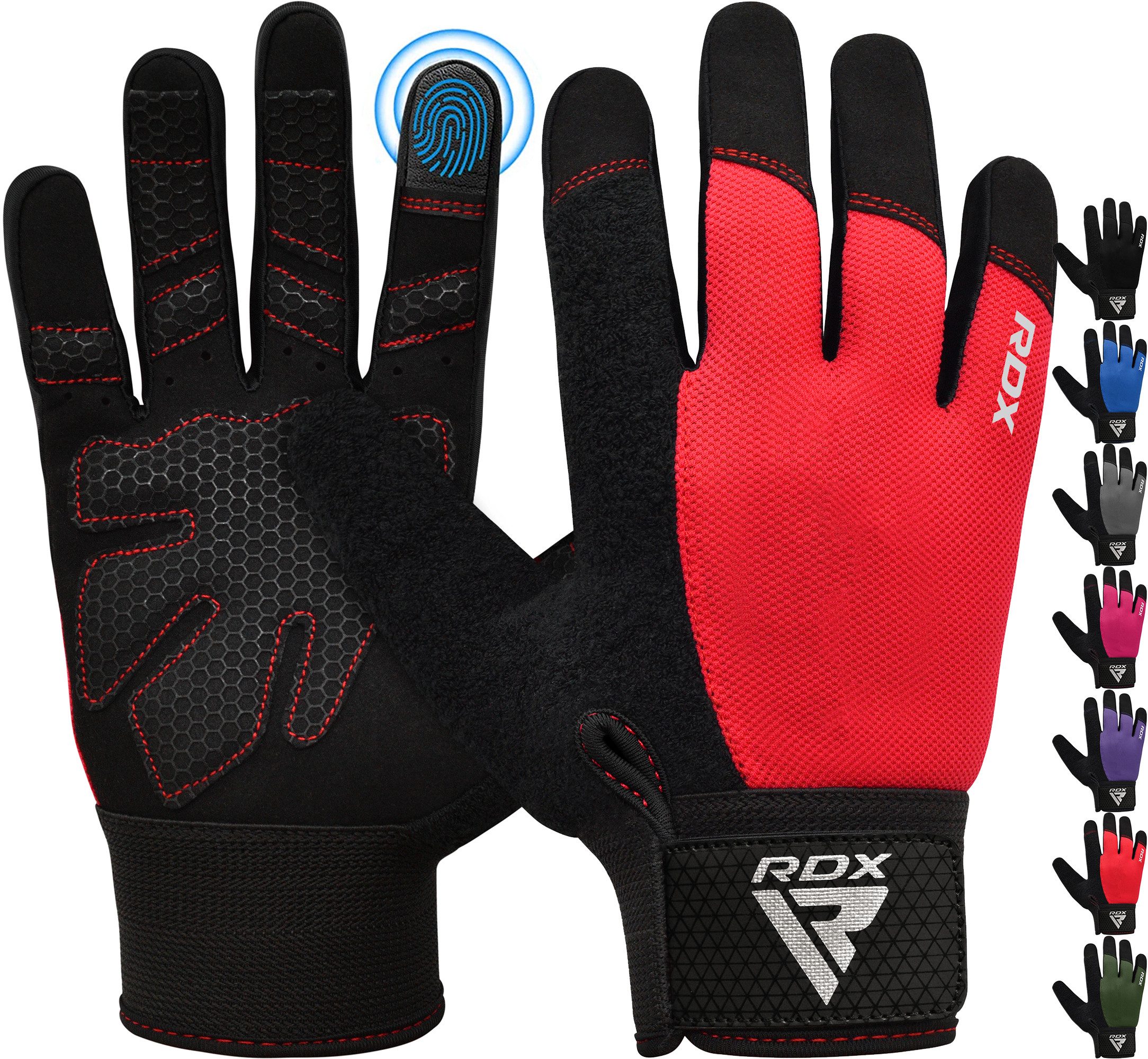 RDX Trainingshandschuhe RDX Fitness Handschuhe Full Finger Frauen Männer Gewichtheben Training